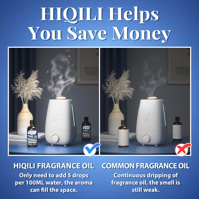 HIQILI Sunshine Coconut Fragrance Oil 100ml – Diffuser, Car Freshies, Candles & Soap