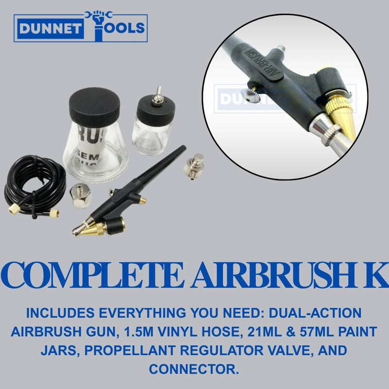 Air Brush Kit Dual Action Airbrush Set with Hose