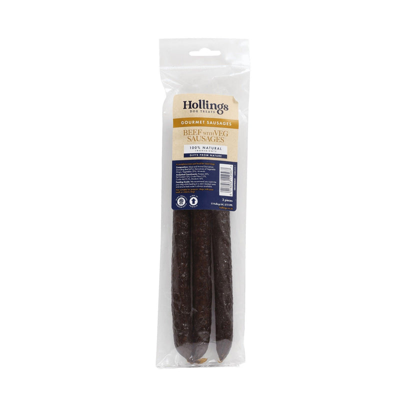 Hollings Sausage Beef & Vegetables x 3 Pack