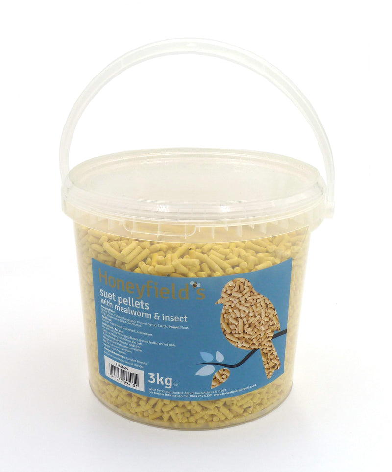 Honeyfield Suet Mealworm Insect Pellet T 3kg