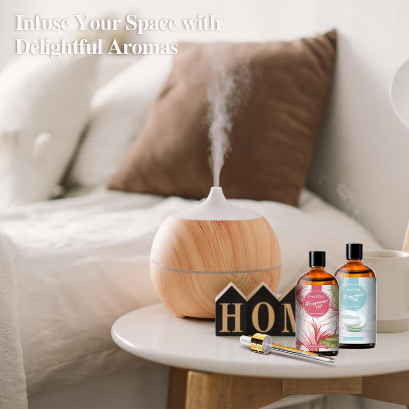 Honeysuckle Fragrance Oil 100ml | PHATOIL Aromatherapy Essential Oil for Diffuser, DIY Candles