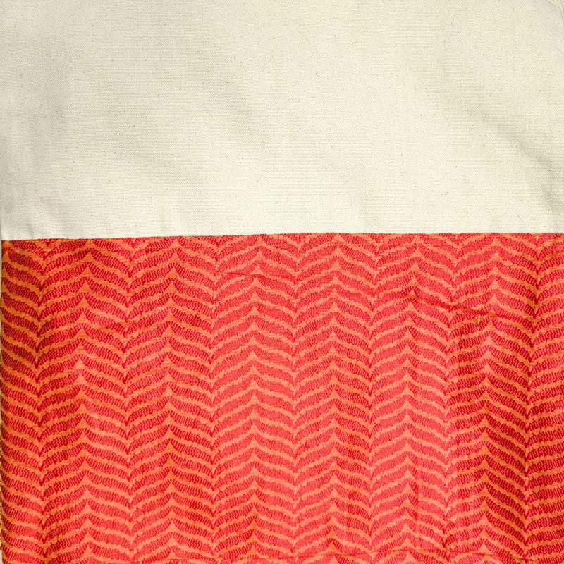 Half sari, half cotton tote bag, ethically handmade in India