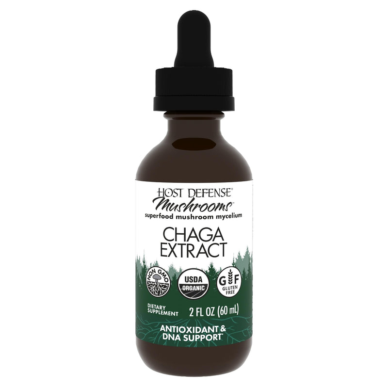 Host Defense Chaga Extract - Immune Support Supplement | 2 fl oz