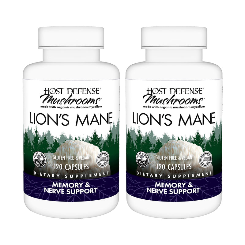 Host Defense Lion's Mane Capsules, 240 ct (2 x 120 ct)
