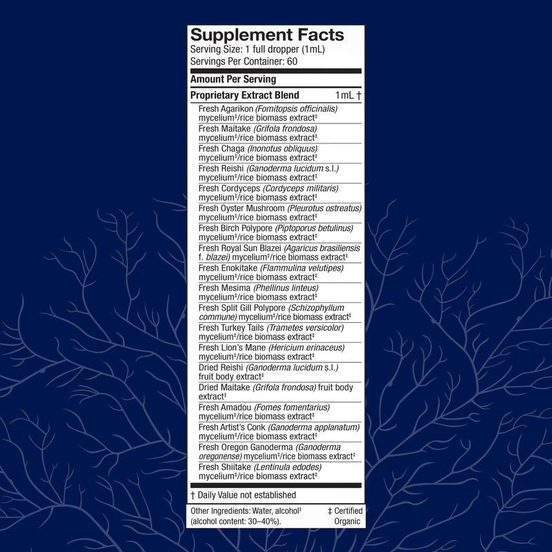 Host Defense MyCommunity Extract - 17-Species Mushroom Blend for Immune Support (2 fl oz)