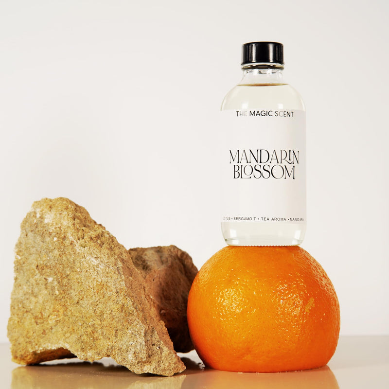 The Magic Scent Mandarin Blossom Diffuser Oil - Hotel & Home Luxury Scents Inspired by Maldives - Diffuser Oil Scents for Home Designed for Use in All Diffusers - 8.5 fl oz, 250 mL