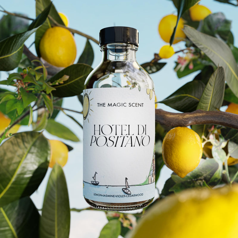 Hotel Di Positano Diffuser Oil Scents – Amalfi Coast Inspired, 8.5 fl oz (250 mL) – The Magic Scent