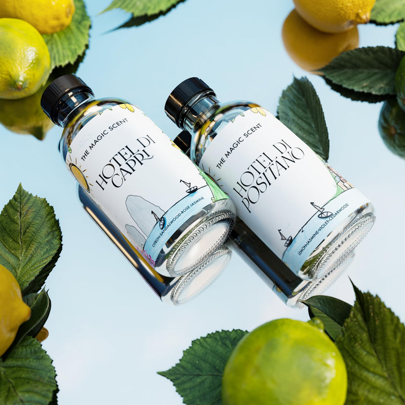 Hotel Di Positano Diffuser Oil Scents – Amalfi Coast Inspired, 8.5 fl oz (250 mL) – The Magic Scent