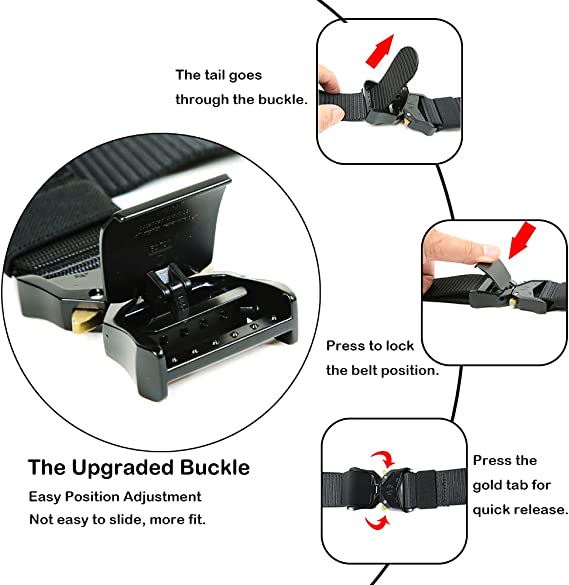 Quick Release Tactical Belt