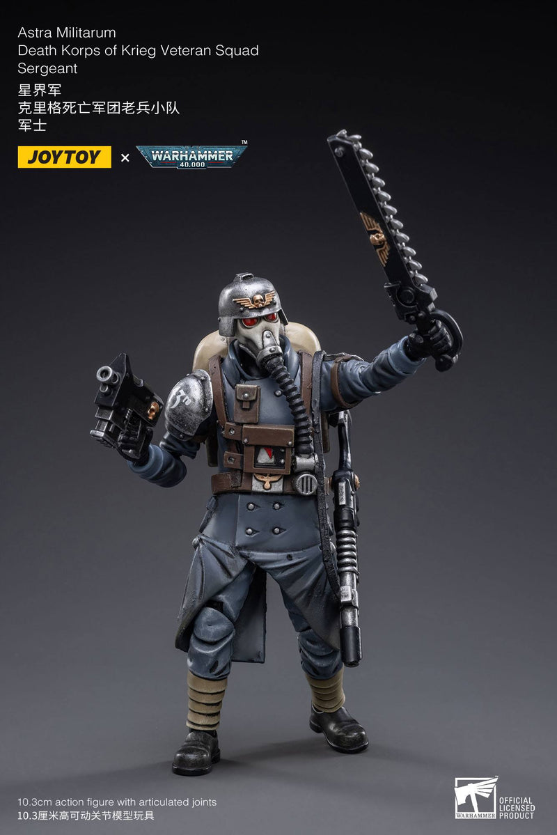 Joy Toy Warhammer 40k 1/18 Death Korps of Krieg Veteran Squad Sergeant 10cm