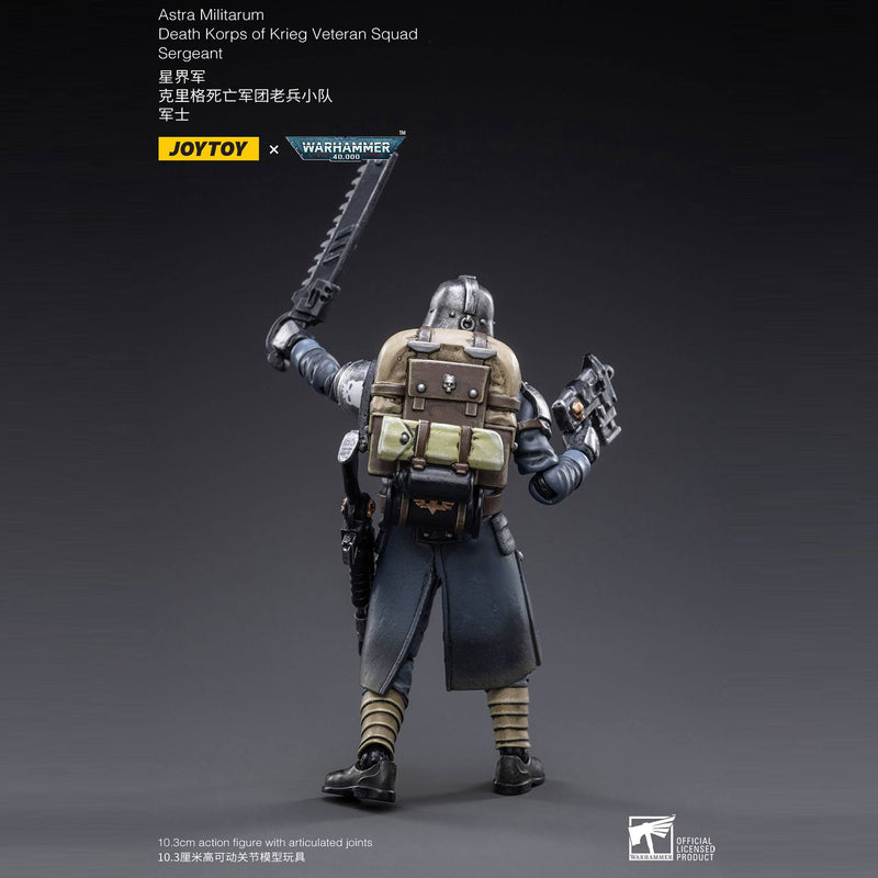 Joy Toy Warhammer 40k 1/18 Death Korps of Krieg Veteran Squad Sergeant 10cm