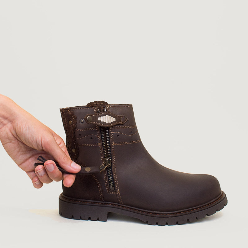 Hudson Ankle Boots - Chocolate