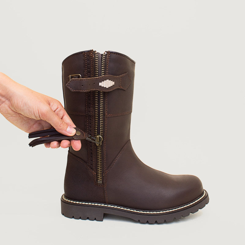 Hudson Mid Waterproof Boots - Chocolate