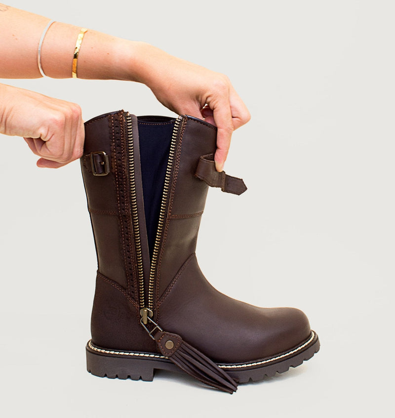 Hudson Mid Waterproof Boots - Chocolate