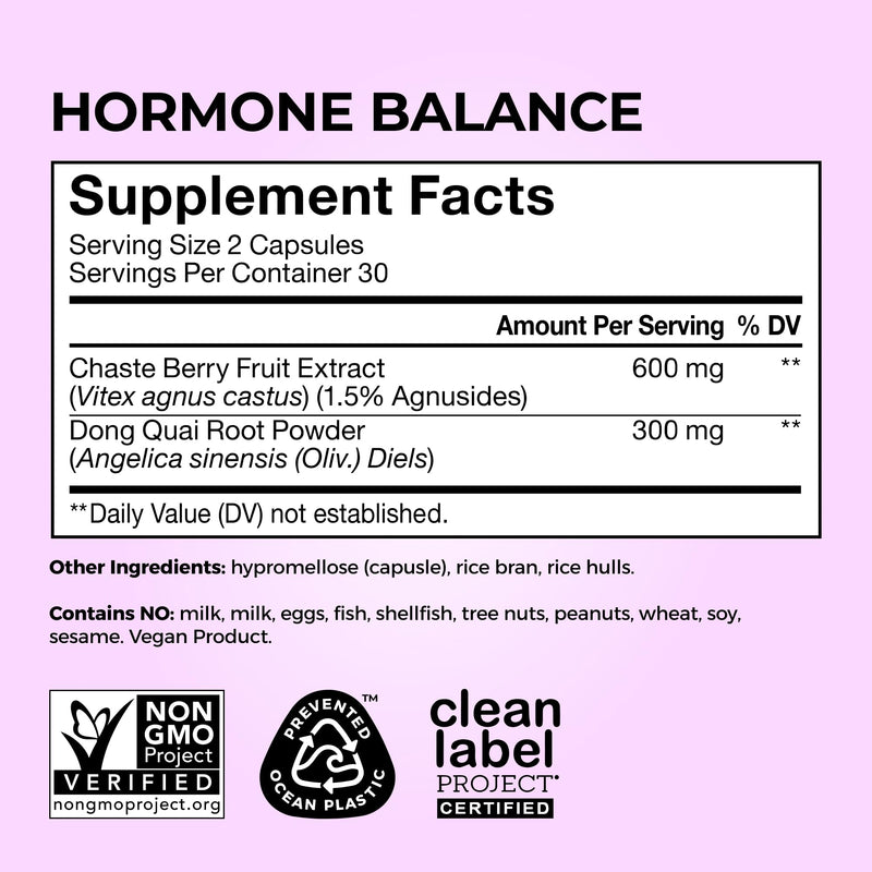 HUM Hormone Balance for Women – PMS Support & Hormonal Balance (60 Capsules)