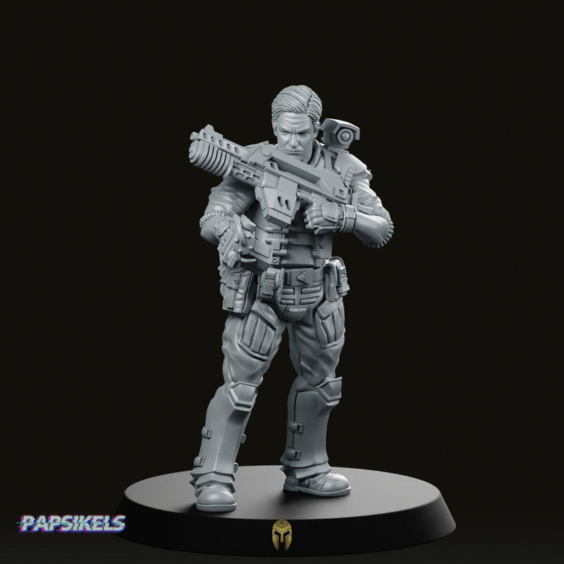 Human Colonial Marine Sgt James Meadows Miniature Sci-Fi
