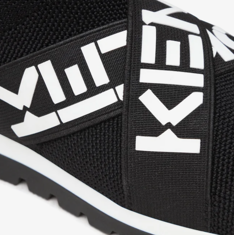 Kenzo Sock Trainers UK 2.5 EU 35 Slip On Logo Sneakers