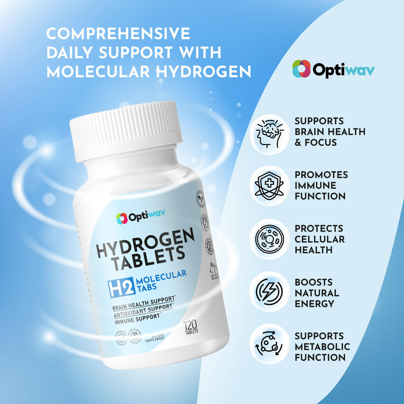 Hydrogen Tablets for Drinking Water - H2 Molecular Tabs with Magnesium