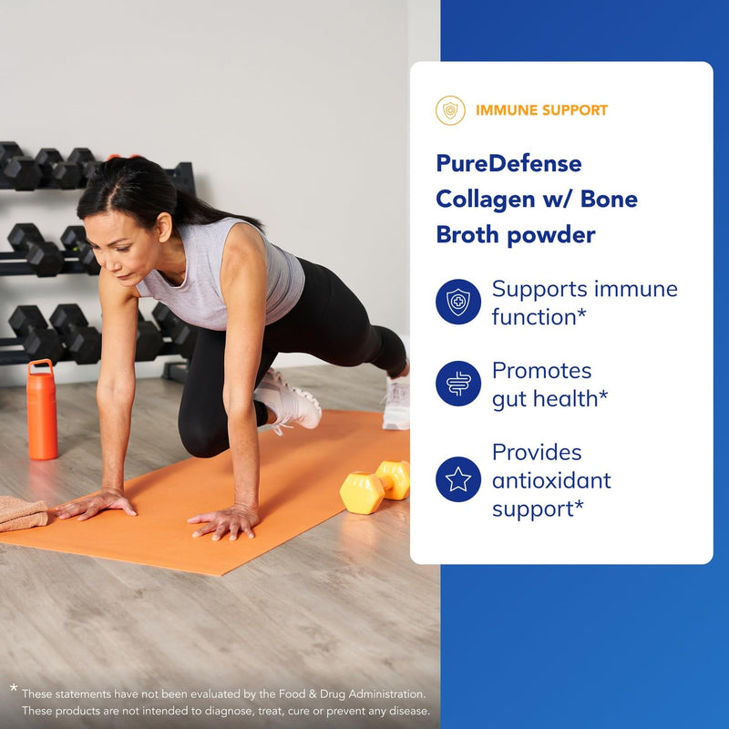 PureEncapsulations PureDefense Collagen with Bone Broth | Immune & Joint Support | 14.1 oz