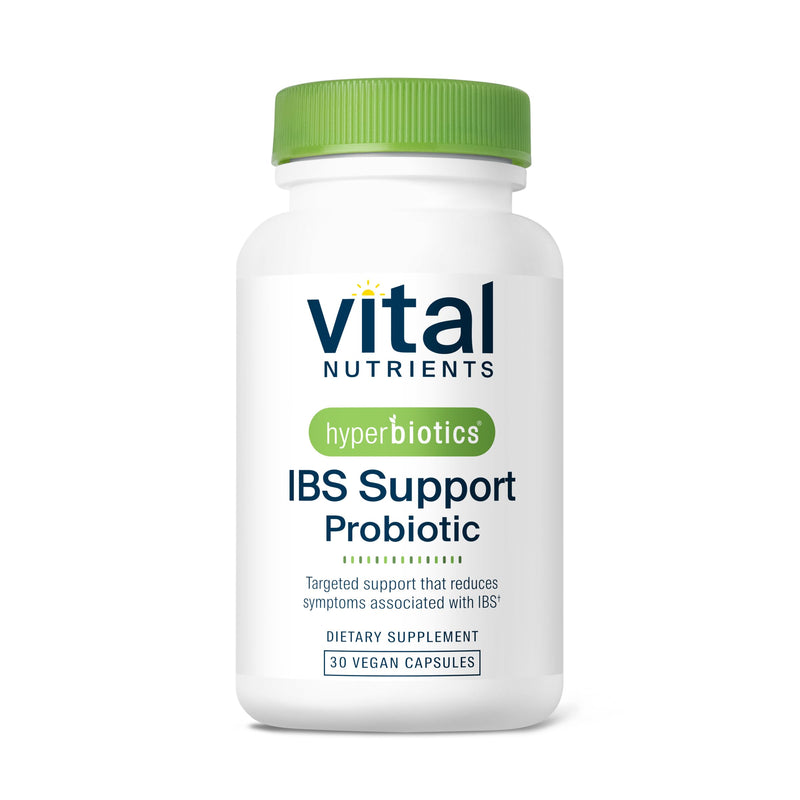Hyperbiotics Vital Nutrients IBS Probiotic – Clinically Studied Vegan IBS Relief | 30 Capsules