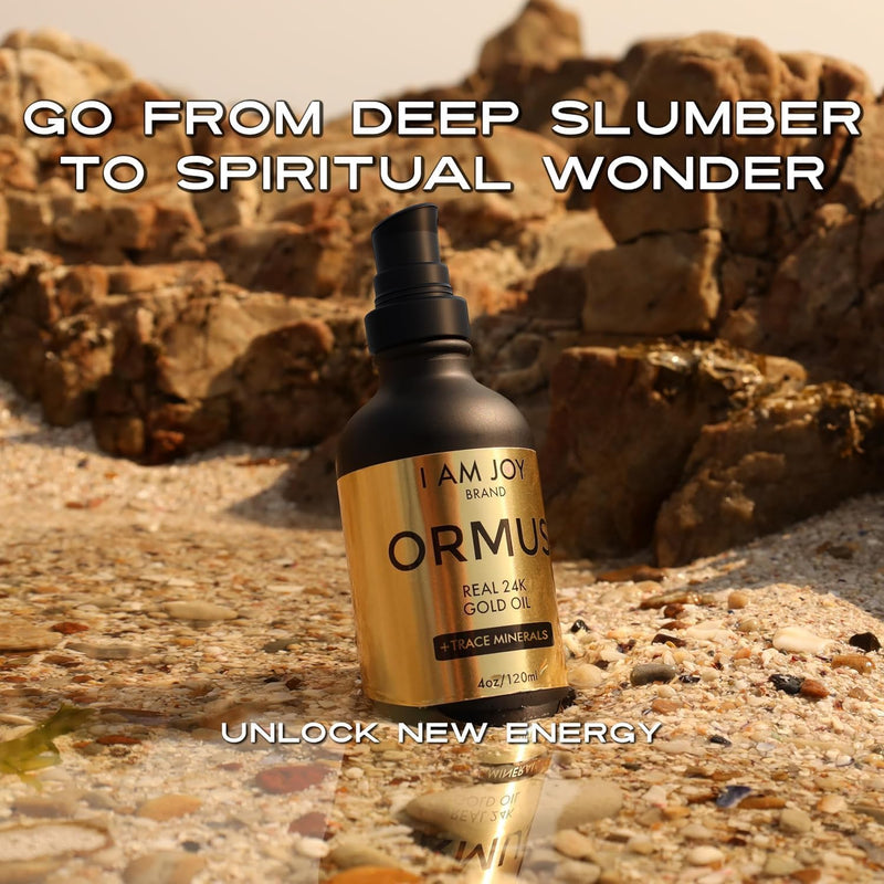 I Am Joy Co. Ormus Gold Oil Monoatomic | Deeper Thought, Intuition & Dream Clarity | 4oz