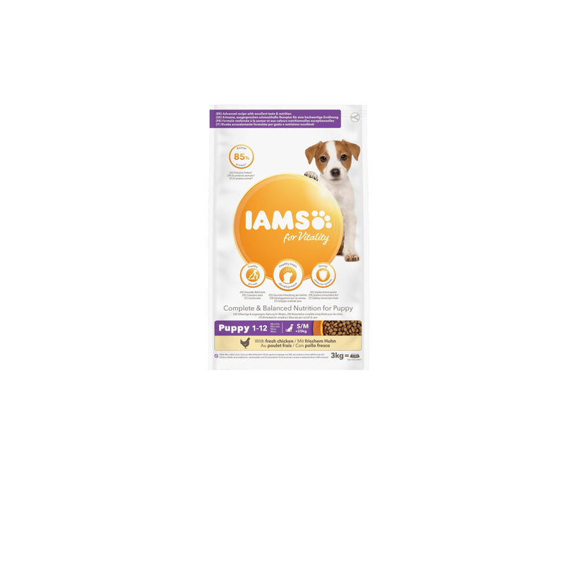 Iams Puppy Small/Medium Chicken 2kg - Case of 2