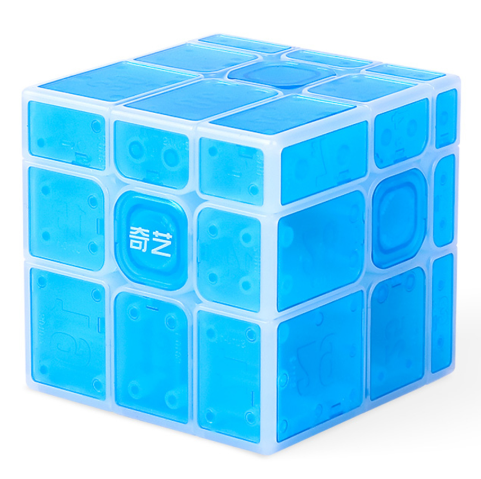 QiYi Mirror Cube Ice Amber Blue