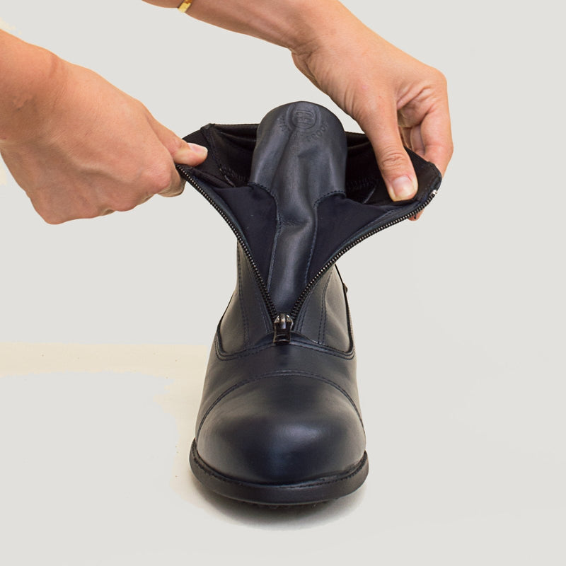 Idaho Storm Waterproof Jodhpur Riding Boots - Navy