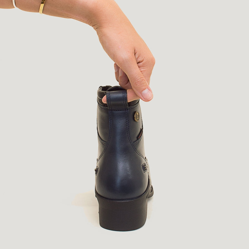 Idaho Storm Waterproof Jodhpur Riding Boots - Navy