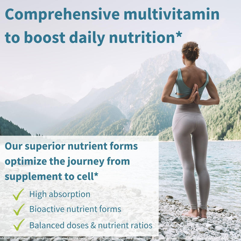 Igennus Methylated Multivitamin for Women – MTHFR, Active B-Vitamins, K2 MK7 (60 tabs)
