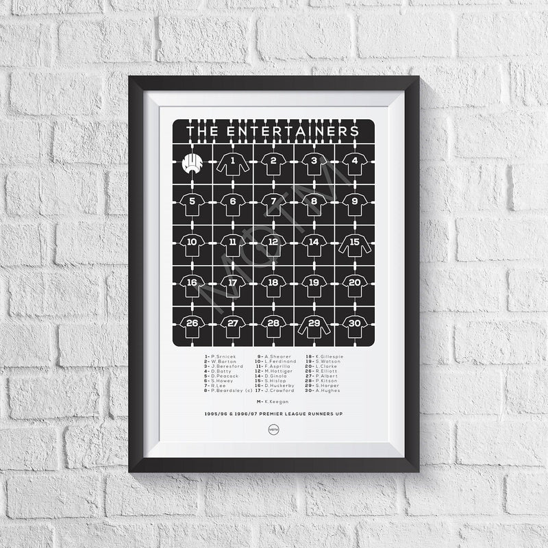 Newcastle 'The Entertainers' 1995/1997 Print