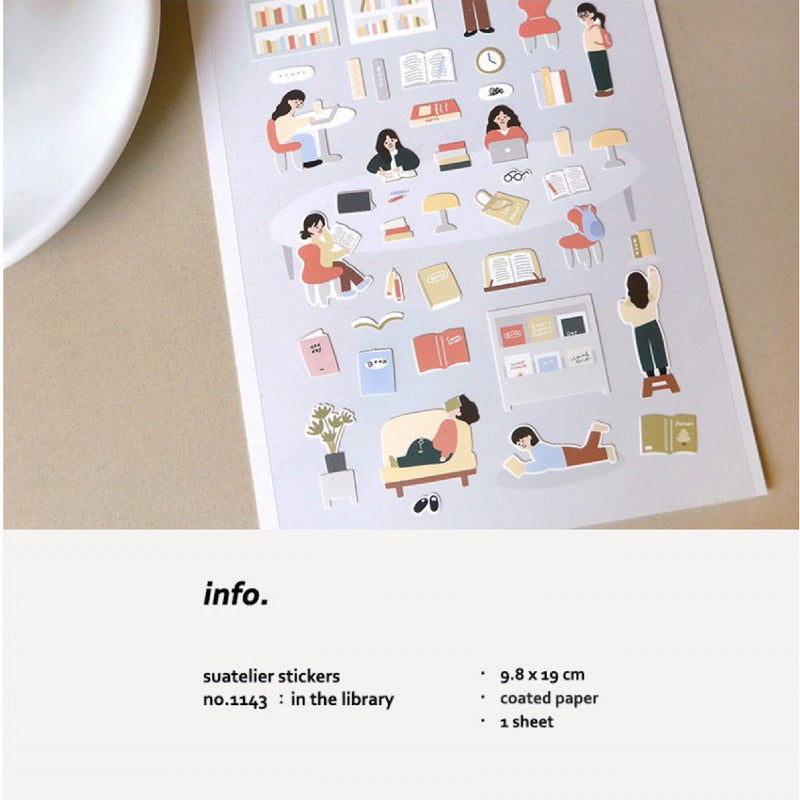Suatelier | In the library