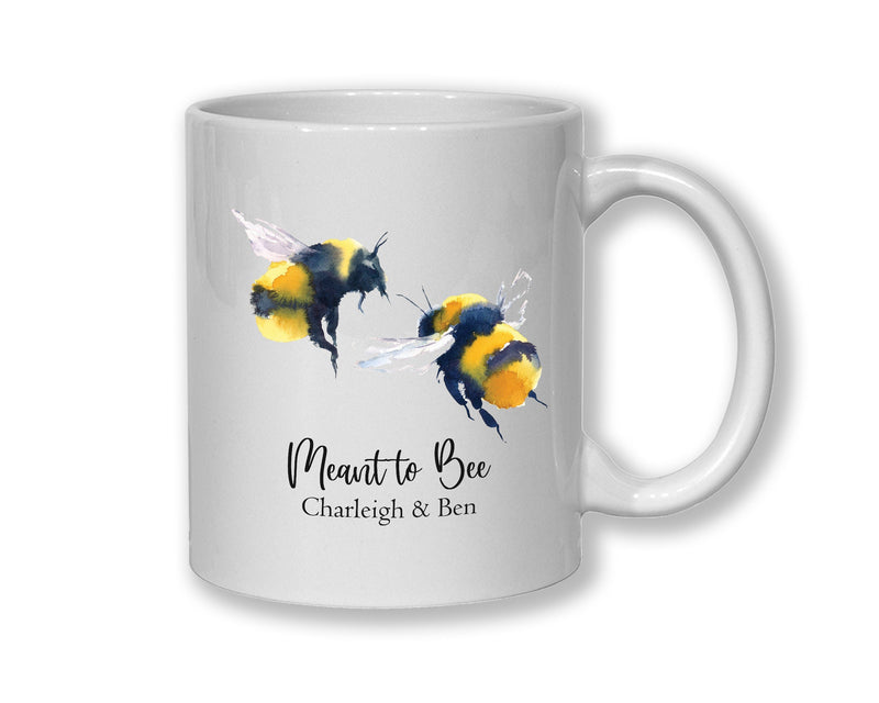 Personalised Couples Meant To Bee Coffee Mug MGZ115
