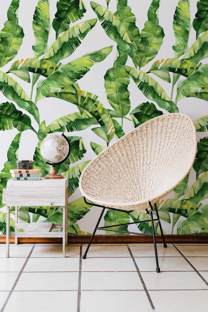 Banana Leaf Wallpaper | Peel and Stick or Traditional