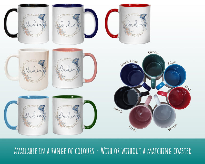 Personalised Jellyfish Coffee Mug MGZ204