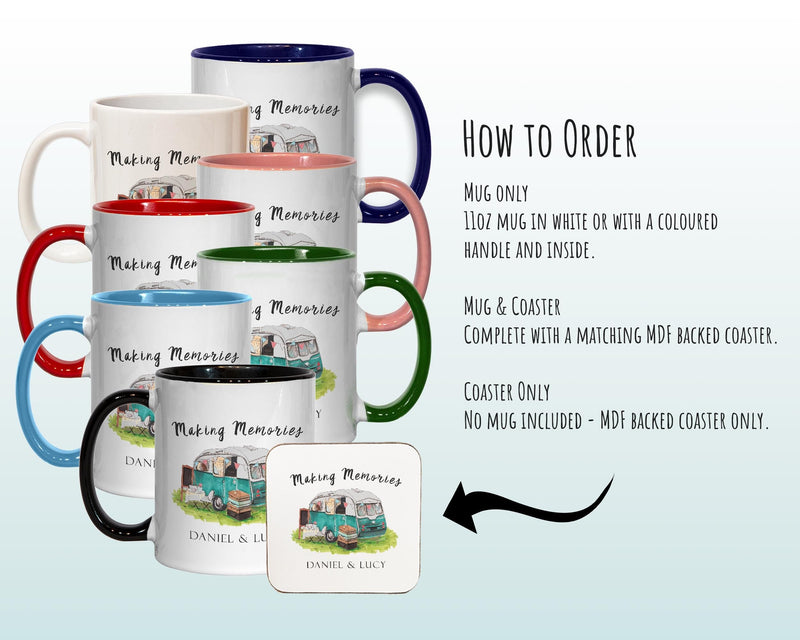 Personalised Caravan Camping Coffee Mug MGZ196