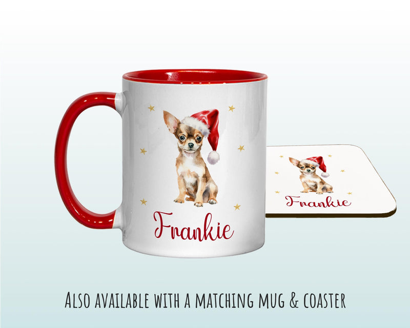 Personalised Chihuahua Large Christmas Sack