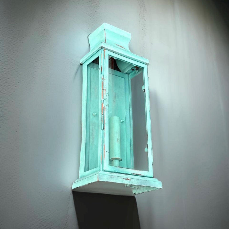 Reedham - Verdigris Wall Lantern Sconce Light