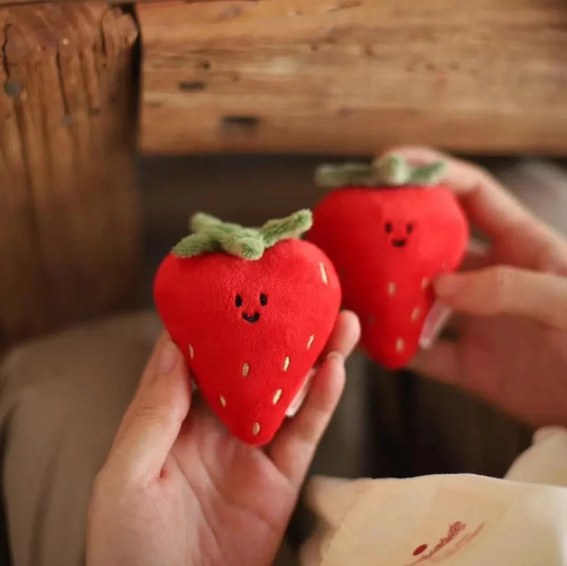 Daily White | Strawberry Bag Charm