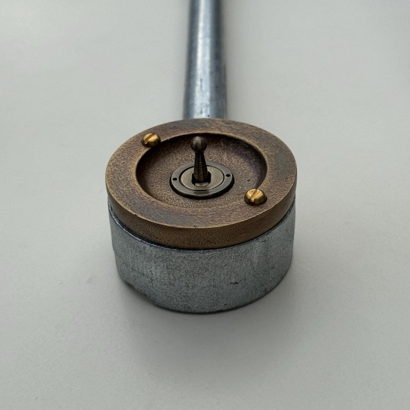 Single Gang Bronze Conduit Metal Light Switch Industrial