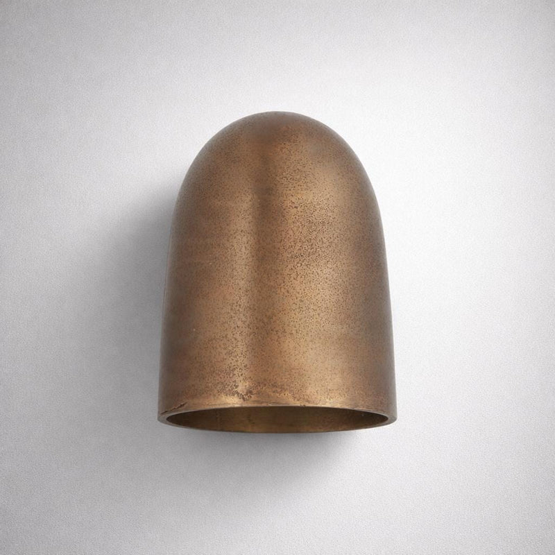 Hopton - Anitque Brass Mast Down Wall Light