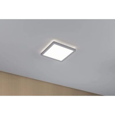 Atria Shine Backlight Square LED Panel 420x420mm Warm White - Chrome