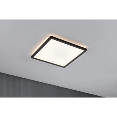 Atria Shine Backlight Square LED Panel 420x420mm Warm White - Black