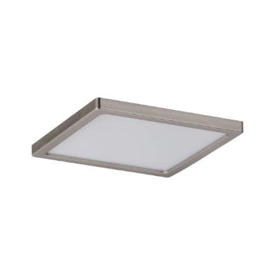 Areo Square LED Recessed Panel 120x120mm Warm White - Nickel