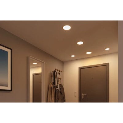 Areo VariFit Round LED Recessed Panel 230mm Neutral White - Chrome