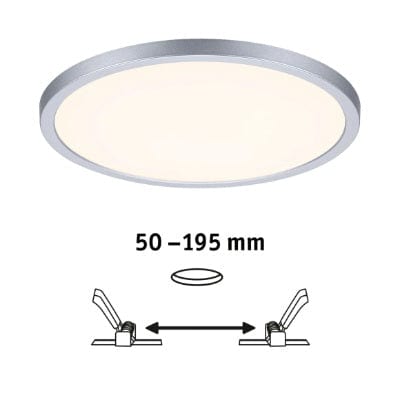 Areo VariFit Round LED Recessed Panel Smart Home Zigbee 230mm Tunable White - White