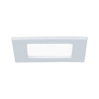 Square LED Recessed Panel IP44 115x115mm Neutral White - White