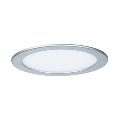 Round LED Recessed Panel IP44 170mm Warm White - White