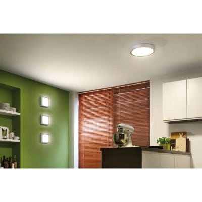 Lunar Square LED Panel 225x225mm Warm White - Chrome