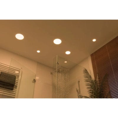 VariFit Veluna Round LED Recessed Panel IP44 125mm Warm White